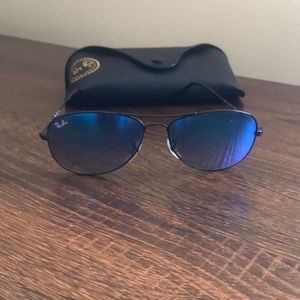 Ray-Ban cockpit blue flash lens.